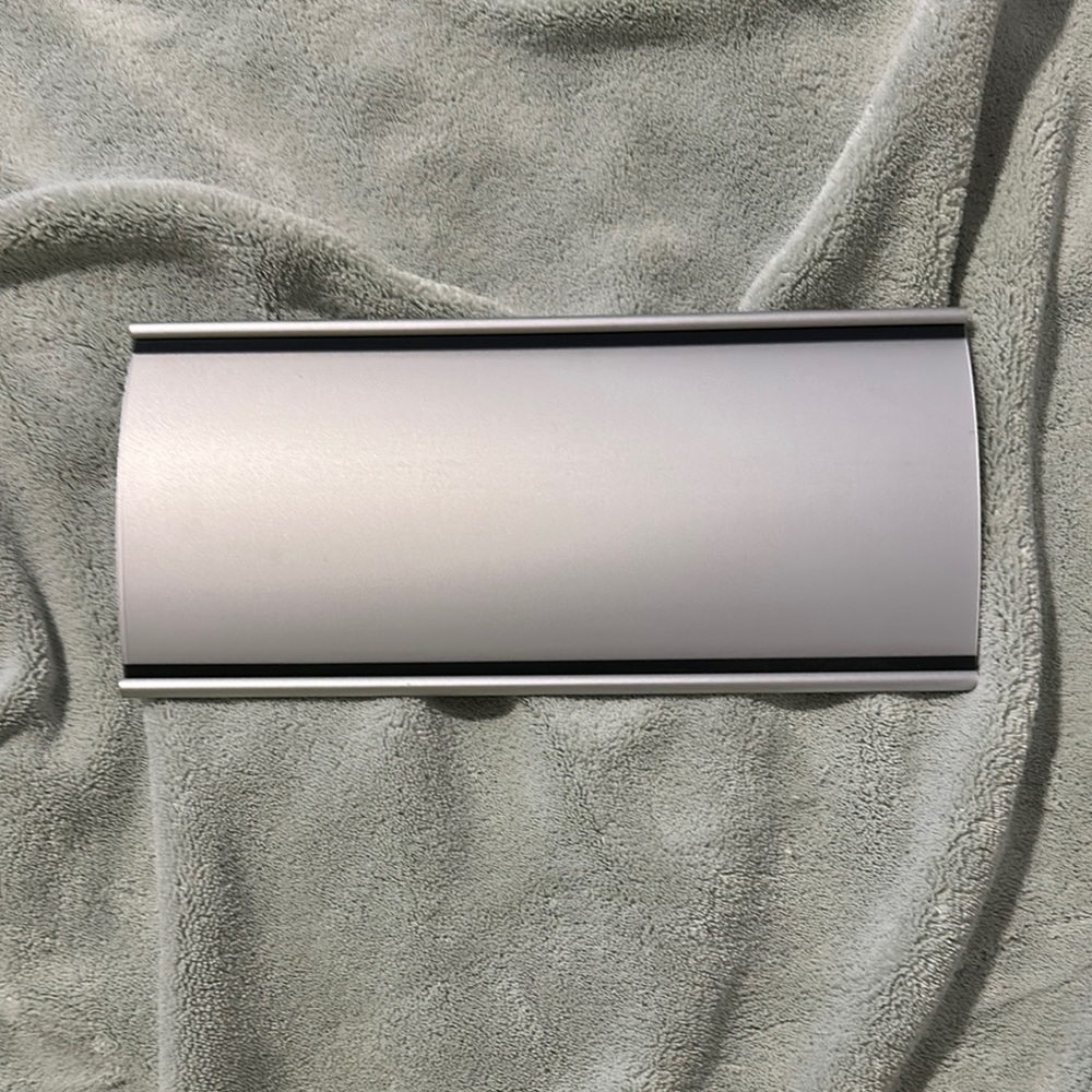 Silver Office Name Plate